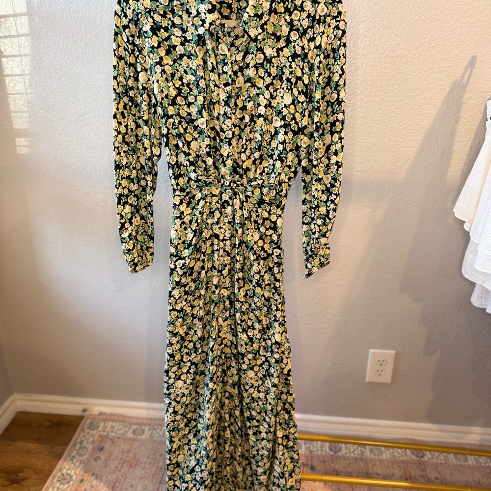 Zara Floral Long Sleeve Dress - Picture 6 of 6